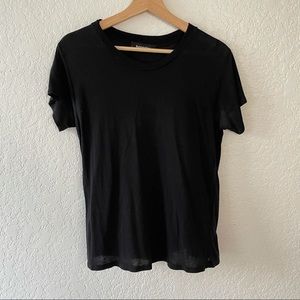 reformation black tee